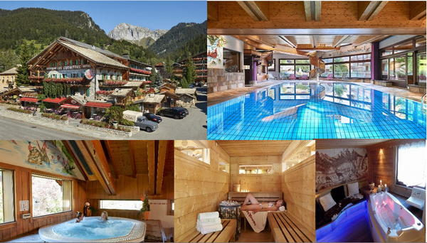 Hôtel des Cornettes dans la Vallée de d'Abondance (Haute-Savoie) - Spa - Jacuzzi - piscine - Gastronomie et sports de glisse. @ DR Les Cornettes