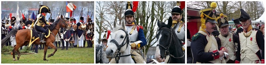 Sur les hauteurs de Surville Napoléon pointe lui-même les pièces, les boulets ennemis sifflent comme les vents déchaînés ; mais les soldats murmurent de ce que l’Empereur reste ainsi exposé aux coups de l’ennemi. C’est dans ces circonstances qu’il leur dit gaiement : « Allez mes amis, soyez tranquilles, le boulet qui me tuera n’est pas encore fondu. » (Photos David Raynal et Yann Menguy).