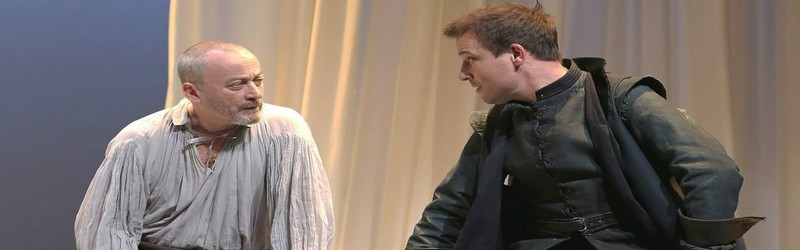 Emmanuel Dechartre, Adrien Melin dans la pièce " Parce que c'était lui...." actuellement au Théâtre du Petit Montparnasse  (Crédit Photo DR)