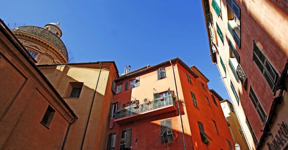 Les façades colorées à découvrir dans le Vieux Nice. @ R.Bayon