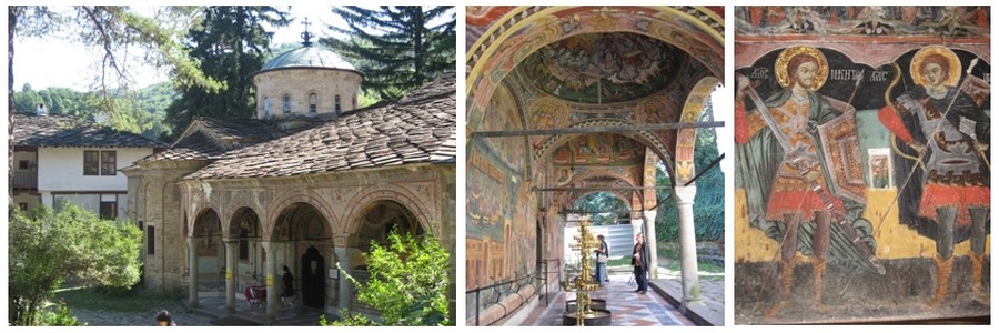 Nombreuses sont les églises qui ont échappé aux vandales durant les siècles passés. Témoins les fresques de celles de Troyan ou d’Arbanassi.(Crédt photos Catherine Gary)