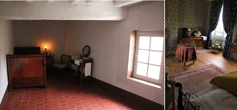 La chambre d'enfant de Sido et à côté la chambre de Juliette. @ DR La chambre d'enfant de Sido et à côté la chambre de Juliette. @ DR