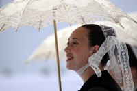 Une très jolie bretonne photographiée lors du FIL 2011 (Crédit photo David Raynal)