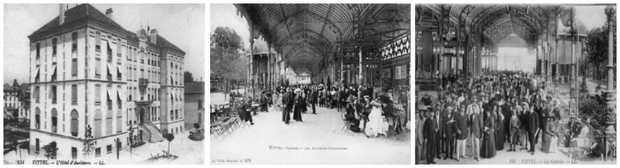 Vittel à la Belle Époque. (Collection Bertrand Munier) Vittel à la Belle Époque. (Collection Bertrand Munier)