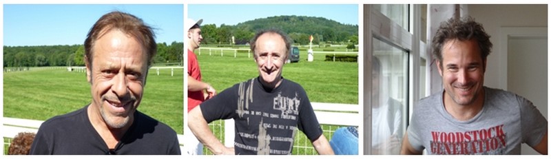 Quelques artistes actionnaires de l’hôtel. De gauche à droite : Antoine Coesens, Michel Crémadès et Fabrice Deville. (Crédits photos Bertrand Munier) Quelques artistes actionnaires de l’hôtel. De gauche à droite : Antoine Coesens, Michel Crémadès et Fabrice Deville. (Crédits photos Bertrand Munier)