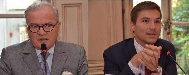 De gauche à droite :  Christian Perret, Président-fondateur du FIG, Député-Maire honoraire de Saint-Dié-des-Vosges Vice-Président du Conseil Franco-Britannique ;  David Valence  le nouveau maire de Saint-Dié-des-Vosges (Crédit photo David Raynal) De gauche à droite :  Christian Perret, Président-fondateur du FIG, Député-Maire honoraire de Saint-Dié-des-Vosges Vice-Président du Conseil Franco-Britannique ;  David Valence  le nouveau maire de Saint-Dié-des-Vosges (Crédit photo David Raynal)