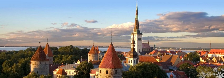 Vue magnifique sur les toits de Tallinn la capitale de l'Estonie située à moins de trois heures de Paris (Crédit photo DR)