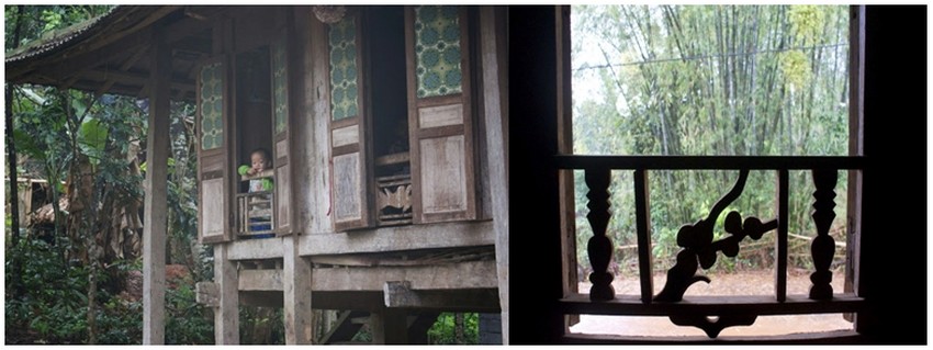 Il faut arriver avant la nuit chez nos hôtes, monsieur et madame Vác Quán. Ils habitent une maison sur pilotis dans une forêt de bambous (Crédit photos Yves Rinauro)