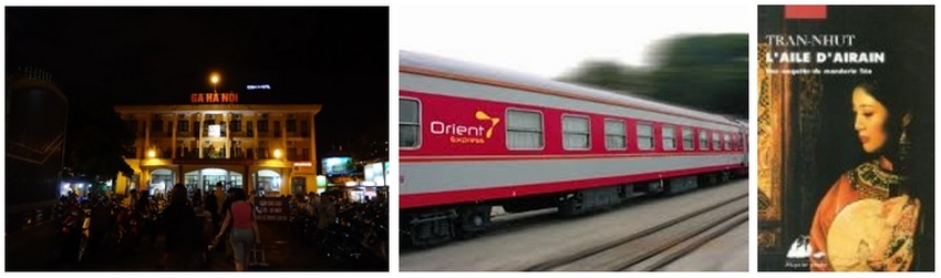 Nous partons pour Lao Cai, dans l’Orient express. la lecture demeure possible, dans le réduit, et je poursuis celle des aventures du mandarin Tân (Crédit photos DR)