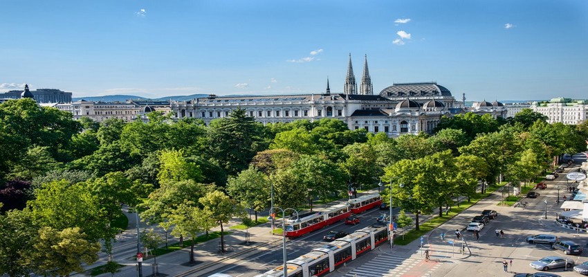 Vue de la Ringstrasse à Vienne qui fête en 2015 ses 150 ans.(Copyright : Wien Tourismus/Christian Stemper)