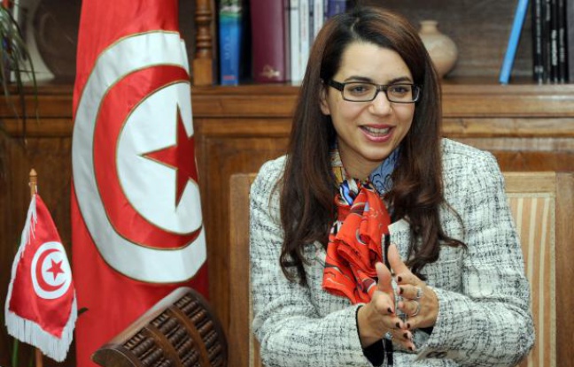 Amel Karboul, ministre du tourisme en Tunisie  ( Crédit photoFethi Belaid/AFP)
