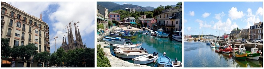 Vue sur Barcelone, Cap Corse et le Port de Paimpol en Bretagne (Crédit photos David Raynal)