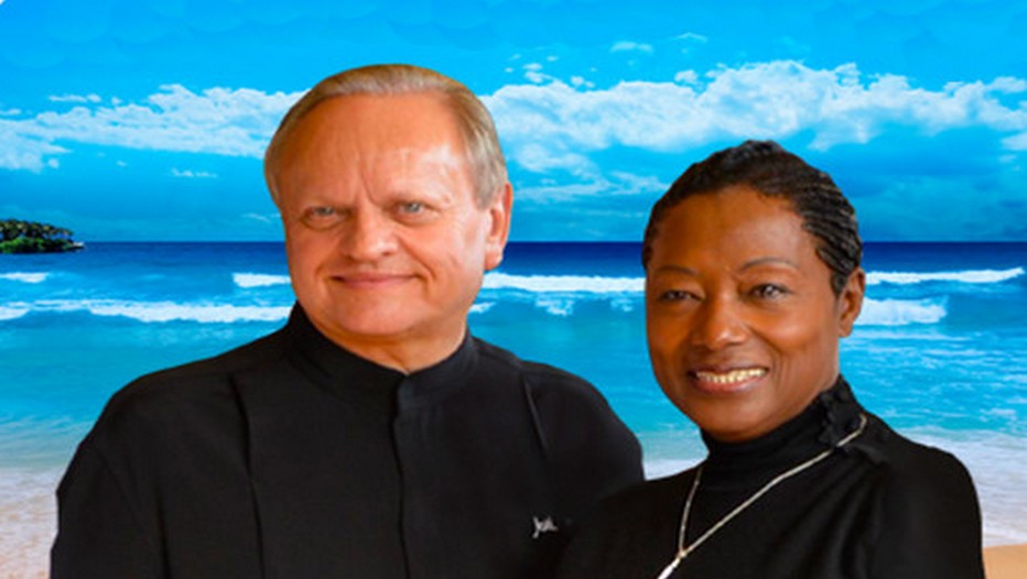 Salon de la gastronomie des Outre-Mer avec Babette de Rozières et Joël Robuchon (Crédit photo Gasdom8bd)