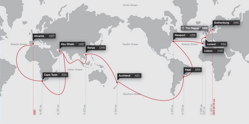 La Volvo Ocean Race est la plus longue et la plus difficile des épreuves à la voile en équipage autour du monde. ( ©  DR)