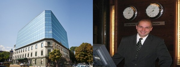 De gauche à droite : En plein centre de la capitale bulgare, le Grand Hôtel Sofia entièrement entouré de jardins, domine la ville; Nikolay Rusev, le Manager du Grand Hotel Sofia (GHS)  (Crédit photos DR)