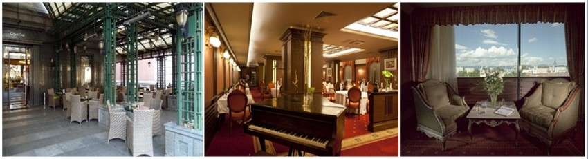 le Grand Hôtel Sofia est remarquablement équipé : un restaurant Gourmet tout de rouge vêtu, met en avant les produits bulgares dès le petit-déjeuner et un bar dans le lobby, où les cocktails, et les long drinks font le bonheur des « after » (Crédit photos DR)