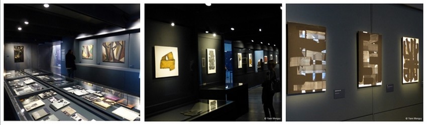 Musée Soulages : un fond exceptionnel de près de 500 oeuvres et documents. Une collection unique, qui témoigne des multiples recherches de Pierre Soulages. (Crédit photos Yann Menguy)