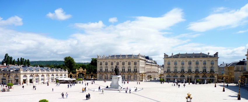 Nancy en Lorraine et son illustre place Stanislas qui mène à la notoire brasserie Excelsior.©  Bertrand Munier