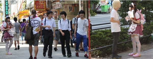 Le long de Chuo dori, d’innombrables boutiques sont aujourd’hui dédiées à la gloire des mangas. (Crédit photos Mathis Cros)