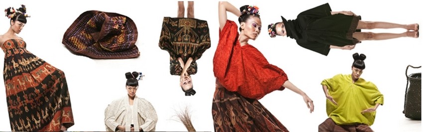 Lors de ce festival,  exposition de Batik et de tissages indonésiens présentés par Oscar Lawalata, le styliste indonésien dont tout le monde parle, d’Harper’s Bazaar à CNN (Crédit photo DR)