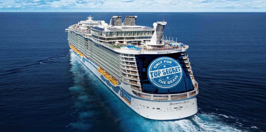 Harmony of the Seas, affichera des dimensions impressionnantes: 227 000 tonneaux de jauge brute, 16 ponts passagers, 2747 cabines, 5497 passagers. Conçu comme les précédents, l’ensemble des espaces à bord sera réparti selon les quartiers de vie qui font le succès et la réputation des navires de la classe Oasis. (Crédit photo DR)