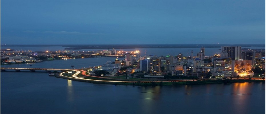 Abidjan, capitale économique de la Côte d'Ivoire. Avec la stabilité retrouvée, la Côte d’Ivoire entend renouer avec le tourisme  © DR