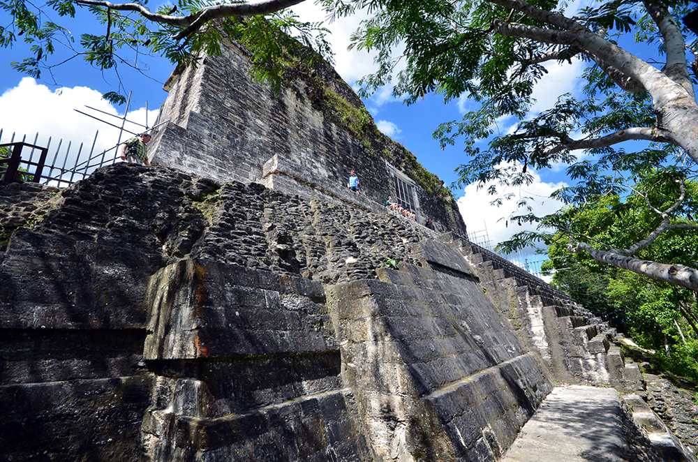 Le site de Tikal se compose de plus de trois mille édifices distincts : temple, palais, résidences, autels, bas-reliefs, sépultures et caches contenant des offrandes, qui cohabitent et se superposent sur ce site devenu légendaire © David Raynal. Le site de Tikal se compose de plus de trois mille édifices distincts : temple, palais, résidences, autels, bas-reliefs, sépultures et caches contenant des offrandes, qui cohabitent et se superposent sur ce site devenu légendaire © David Raynal.