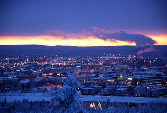 Le petit vllage de  Rovaniemi en Finlande © wikipedia-commons