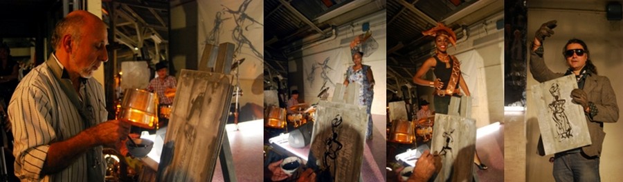 " Depuis des années, je travaille sur le corps et le mouvement.  " " Depuis des années, je travaille sur le corps et le mouvement.  "