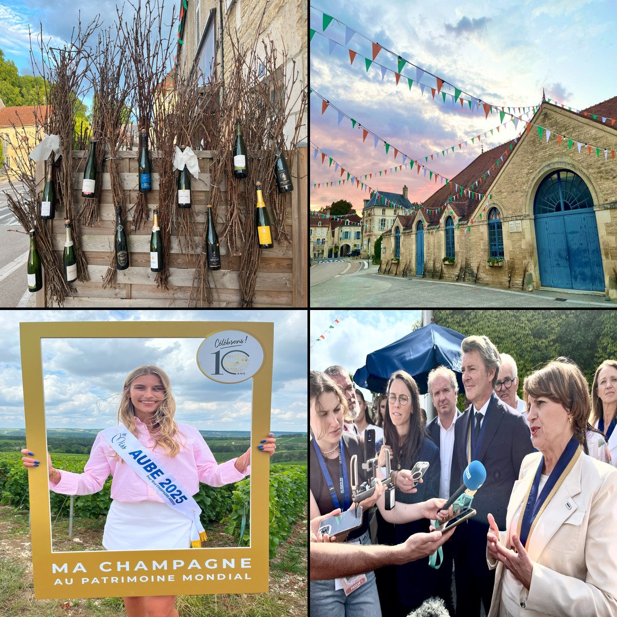 Les 26 et 27 juillet derniers, la commune des Riceys a célébré en présence d’Annie Genevard, ministre de l’Agriculture, de François Baroin, maire de Troyes… et de Miss Aube les 30 ans de sa Route du Champagne en Fête