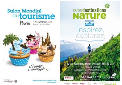 La 41ème édition du Salon Mondial du Tourisme côte à côte avec le Salon Destination Nature. La 41ème édition du Salon Mondial du Tourisme côte à côte avec le Salon Destination Nature.