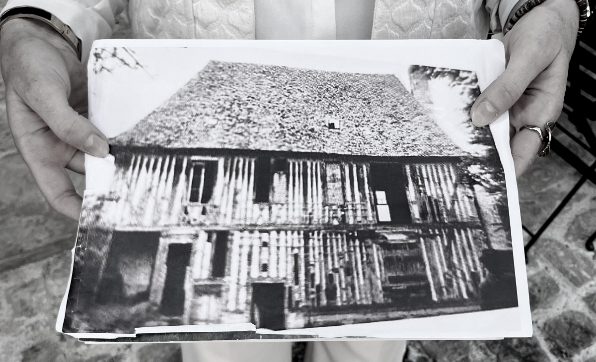 Chef d’œuvre en péril. Dans les années quarante, le patrimonial manoir était à demi ruiné.