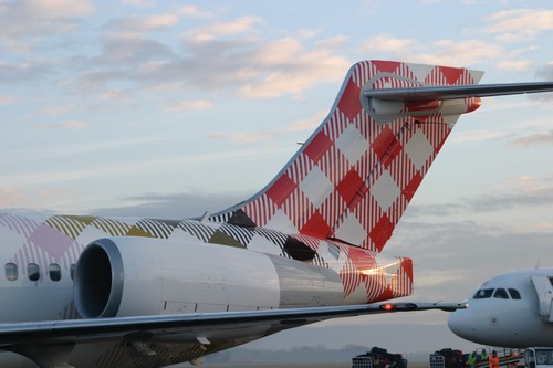 Prague est un aéroport sur lequel  la Cie Volotea a déjà 5 lignes (dont 4 vers la France). Munich est un autre aéroport de Volotea, à laquelle vient de s' ajouter une 3e ligne (vers Mykonos en plus de Nantes et Bordeaux).© Loïck Ducrey