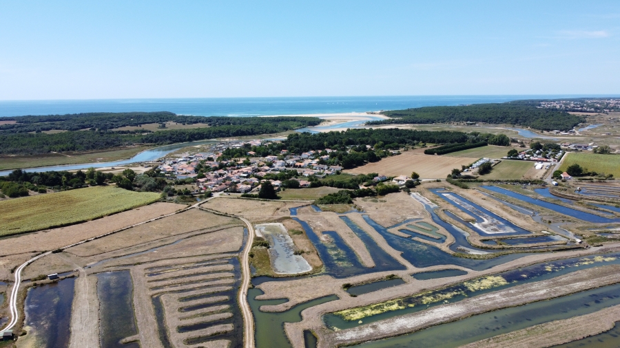 Plus petit port ostréicole français, La Guittière s’inscrit dans un site d’une extrême beauté.Photo Stéphanie Biteau