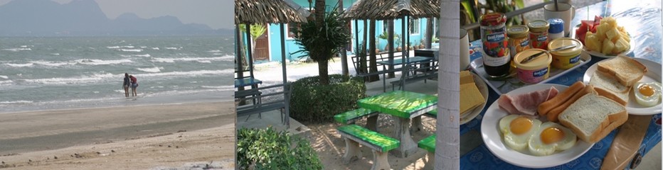 Une plage paradis des Kyte-surfs où les couleurs des voiles chatoient sur le bleu vert de ce Golfe de Thaïlande et pour remplir votre réfrigérateur, l’hôtel dispose d’une boutique qui vend à peu près tout… © Richard Bayon