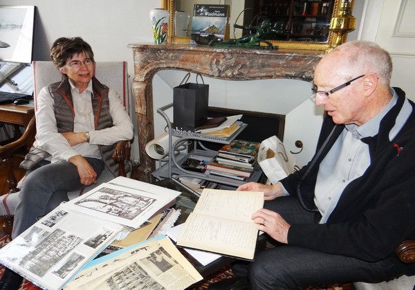 Christine Cleuvenot-Marion et son époux Maître Michel Marion sont fiers et à juste raison de conter le parcours d’Hubert Cleuvenot, leur père et beau-père. ©Bertrand Munier