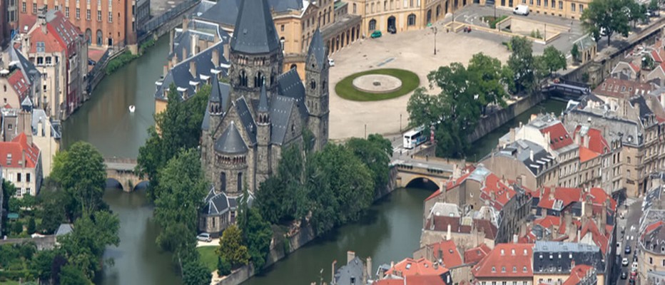 Metz, ville royale et impérale. Depuis l’Antiquité, Metz peut s’enorgueillir de posséder un patrimoine architectural et culturel exceptionnel; © Icade-Immo