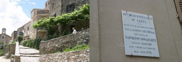 En Corse le charme des ruelles centenaires blotties les unes contre les autres à flanc de colline et en aplomb au-dessus de la mer;  © Richard Bayon.