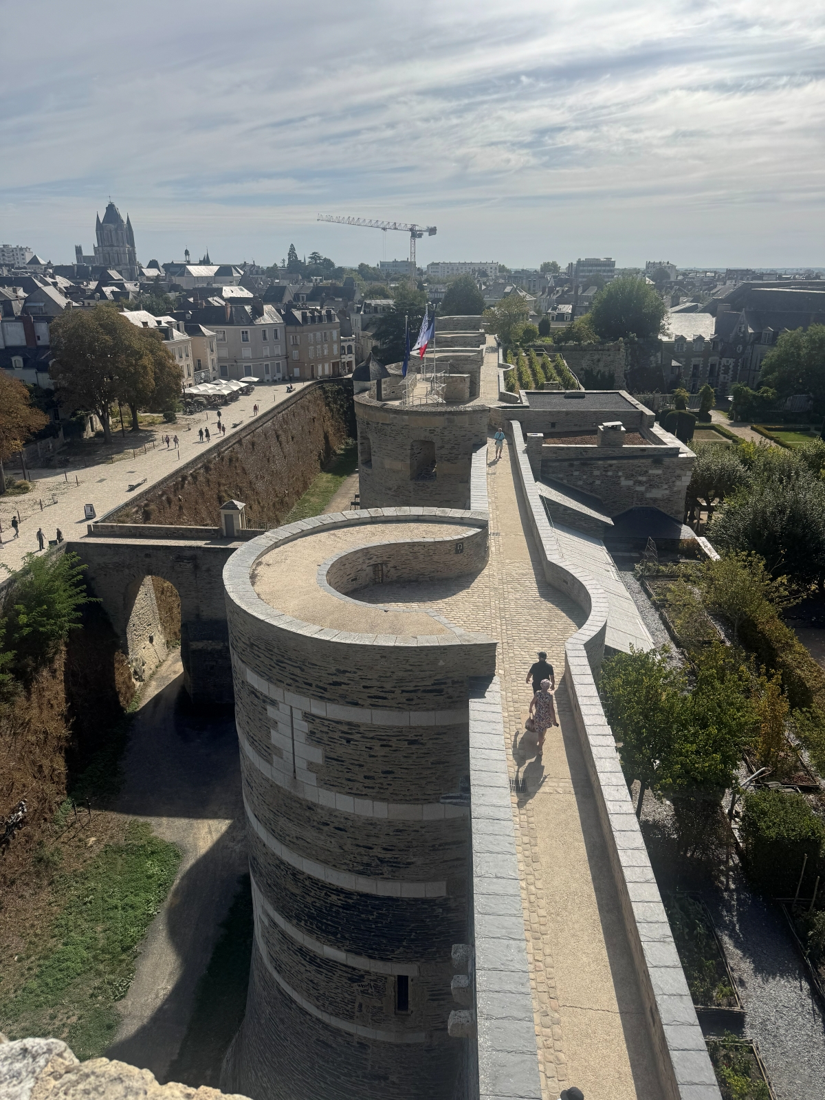 Angers : une tour au sommet