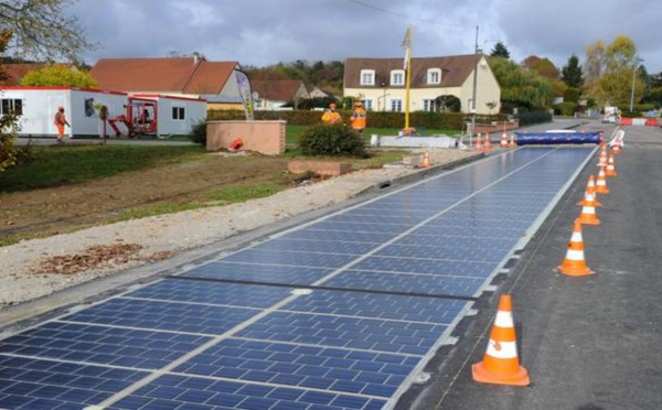  France - la construction de la première route solaire au monde est lancée