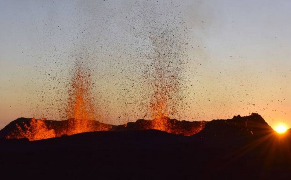 Le Piton de la Fournaise une nouvelle fois en ébullition !