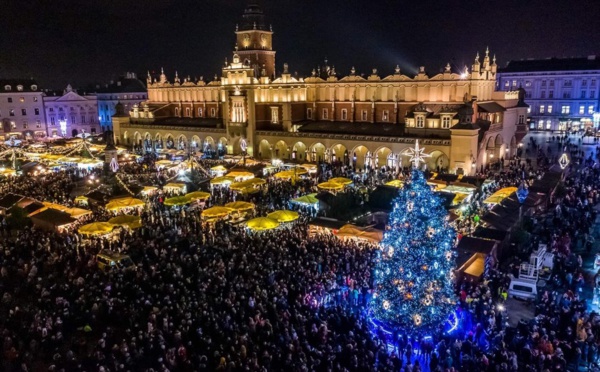 Marché de Noël et concours de crèches à Cracovie