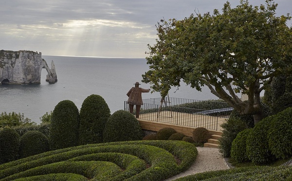 Les Jardins d'Étretat : merveille paysagère en Normandie avec vue sur l'Aiguille (Creuse pour certains)